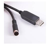 PLC programming Cable 1761-cbl-pm02 USB DB9 to 8 Din RS232 Serial Cable Fit For Bradley PLC 1000 1100 1200 1400 1500 Series (Size : 1.8m, Color : USB to 8 DIN)