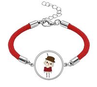 plcity Beijing red Culture Local uu Lucky Red String Bracelet Rope Bracelet Handmade