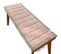 PLCIVSA Bench Cushions for Indoor/Outdoor Furniture 54/40/48/60/35in x 12/14/16/18/20in Rectangular Non-Slip Seat Cushion Pad for Bay Window Patio Porch(Taro purple,50x130cm)