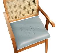 PLCIVSA Waterproof Faux Pu Leather Chair Pads 16×16" 18×18" 20×20" Square Seat Cushion Indoor/Outdoor 3/5cm thick,Anti-Slip & Stain-Resistant Chair Pad,for Patio Furniture Home Garden(Z13,50x45x3cm)