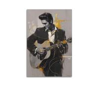 PLCOGHCS Elvis PresleyArt Image Printing Modern Family Bedroom Decoration Poster Printing Living Room Aesthetics Canvas Wall Youth Girls Dormitory DecorationUnframe-style-2612x18inch(30x45cm)
