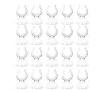 PLCPDM 20pcs Aquariums Suction Cups Clamp For FishTank Plant Holders Binding Tool Water Equipment Invisible Clip Oxygen Tube Holder For Fish Tanks
