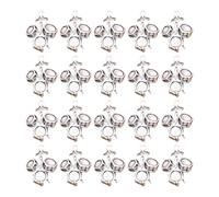 PLCPDM 20Pieces Vintage Styles Musical Instrument Pendants Accessory for Music Lovers and Craft Enthusiasts in Antique Silver Antique Silver Jewelry Findings