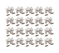 PLCPDM 20Pieces Vintage Styles Musical Instrument Pendants Accessory for Music Lovers and Craft Enthusiasts in Antique Silver Antique Silver Jewelry Findings