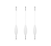 PLCPDM 3pcs Acrylic Buoyancy Bobbers For Long Casting 12/15/20/30/40g Bombard Shape Upward Bobber Fishing Float Long Cast Fishing Weights Lake