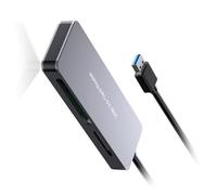 PLCPDM 5 In 1 USB3.0 Memory Sticks Compacts Flashes Card Reader Adapter For MS M2s CFXD SDTF Multiple Card Types Compacts Reader