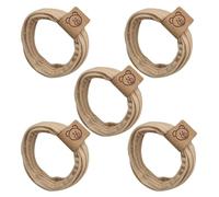 PLCPDM 5 Pcs Versatile Simple Hair Tie Elastic Hair Rope Bear Hair Rings Hair Tie Scrunchies Bear Accessories