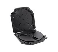 PLCPDM 7 Inch Open Roll Tape Storage Case with 3 Hole Empty Spools and Transporting Bag for Professional Sound Security ABS Aluminum Tape Storage Container