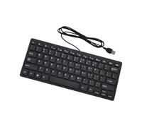 PLCPDM 72 Key USB Corded Computer Keyboard Small Size Quiet Keys For Office Home Gaming Durability And Lightweighted Ergonomic Keyboard For Students
