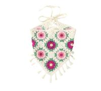 PLCPDM Adjust Crochet Hair Scarf Hairband for Female Headscarf Flower Kerchiefs Headbands Bandanas Female Head Scarf