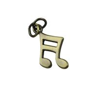 PLCPDM Artistic Music Note Keychain Bag Charm Fashion Jewelry Decoration Metal Gift Bag Pendant For Handbag Backpack Metal Music Note Accessory