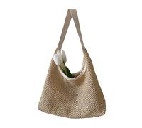 PLCPDM Beach Bag For Women Fashionable Shoulder Bag Large Capacity Armpit Trend Handbag Straw Armpit Everyday Women Straw Shoulder Beach Large Capacity Handwoven Handbag