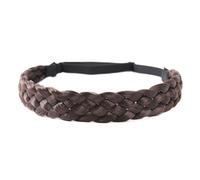 PLCPDM BohemiaStyle Braided Headband Forehead Hair Decorations BohoWigs Braid Headband Women Headpiece Girls Exotic Headdress