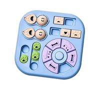 PLCPDM Brains Training Puzzle Toy for Cats Encouraging Active Play and Weight Management Through Engagement Food Bowl
