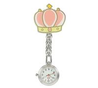 PLCPDM Cartoon Nurse Clip Watch Movement Nurse Hanging Watch Lovely Nurse Doctor Clip Suitable for Healthcare Workers Light Weight Nurse Timepiece