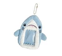 PLCPDM Cartoon Plush Card Holder Photo Sleeve Storage Case for Identity Cards and Decorative Use in Daily Life