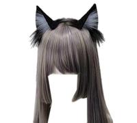 PLCPDM Cat Ear Headband Handmade Hair Hoop Fashion Headdress Trend Headwear for Cosplay, Anime Expositions & Theme Parties