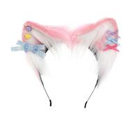 PLCPDM Cat Ears Headbands Furry Plush Headbands Hair Accessories for Girls and Womens Holiday Party Headwear