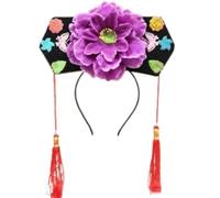 PLCPDM Chinese Princess Headbands Cosplay Party Headpiece For Historical Reenactment Traditional Costume Headwear