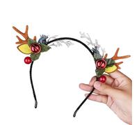PLCPDM Christmas Decorative Headband Festival Party Deer Headdress with Bells Festival Headhoop Holiday Room Decoration