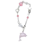 PLCPDM Delicate Dolphin Beaded Wristband Cute Star Handstring Aesthetic Jewelry Gift Fashion Accessory for Women Girls Dolphin Pendant