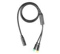PLCPDM Display Thumb Throttle Cable Adapter 1T2 Transfer Waterproof for BBS01 / 02B Electric Bike Part Enhanced Flexibility Transfer Waterproof