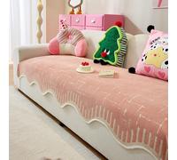 PLCPDM Easy Cleaning Sofa Protectors Colorful Geometrics Pattern Chenilles Fabric Family Designs Sofa Protectors