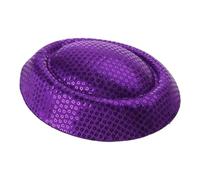 PLCPDM Fascinators Hat Base Colrful Flight Attendant Hat Percher Headwear Elegant Pillbox Hat Base