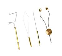 PLCPDM Fly Fishing Tying Tool Bobbin Holder Whip Finishers & Threader Fishing Lures Making Bodkin Knots Finishers Easy to Use Fly Tying Tool Combo Set