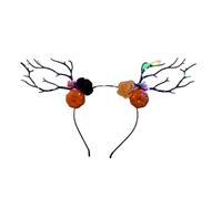 PLCPDM Gothics Antlers Flashing Hairband for Kids Adult Party Costume Day of the Death Glowing Headband Halloween Accessories