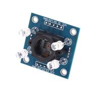 PLCPDM GY-31 TCS3200 Colour Sensor Module with LED - High-Accuracy Colour Recognition for Robotics, STEM Projects & Educational Experiments (34x34mm)