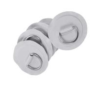 PLCPDM Hanger Plate Set with Steel D-Shape Hardware, 5 Round 8cm Plates for Outdoor Storage and Small Gear Hanging Layouts Light Hanging