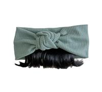 PLCPDM Infant Little Girl Bows Headband with Wigs Hairpiece Cotton Headwear Comfortable Fashionable Hair Accessories for 0-3 Year