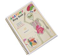 PLCPDM Interactive Human Anatomy Busy Book Accessory for Kids Learning About and Multifunction for Ages 6 to 8 Children ' s Science Book