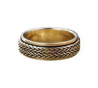 PLCPDM Multipurpose Rotatable Rings for Anxious Reduction Stylish and Multifunctional Jewelry Statement Pieces Ornament Stress Relief Jewelry