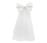 PLCPDM Pearl Bowknot Long Tulle Halloween Bridal Veil with Fix Hair Comb/Clip for Marriage Wedding Celebration Party Headpieces