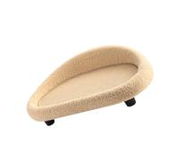 PLCPDM Pet Bed Woven Cartoon Kittens Theme Dog Nest Machine Washable Cats Scratcher