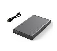 PLCPDM Plugs and Play USB3.0 Disk Enclosure for 2.5Inch Satas Drives Lightweight Aluminum Shell Auto Power Saving Design Hard Disk Enclosure