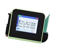 PLCPDM Portable Small Handheld Inkjet Printer 12.7mm Expiry Date Coding Machine for Barcode Batch Date Number Handheld Printer