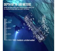 PLCPDM Powerful LED Flashlight Dive Torchs Underwater Exploration Light Portable Fishing Torchs Suitable For Diver Underwater Flashlights