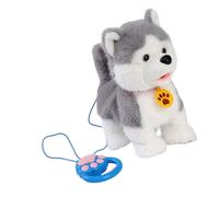 PLCPDM Realistic Walking Barking Dog Electric Pet Toy for Children Safe and Soft Plush Electronic Puppy for Toddler Learning Interactive Animal Toy for Kids