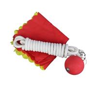 PLCPDM Resilient Rubber Meteors Swing Exerciser for Indoor/Outdoor Wushu Fitness & Beginner Workouts Elastic Rubber Workout Tool