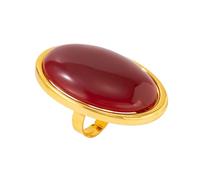 PLCPDM Resin Rings Gemstones Centerpiece Geometric Vintage Inspired for Gift Giving and Personalize Styles Women Rings