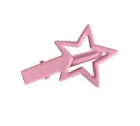 PLCPDM Self-made Korean Girls Star Hairpin Female Bangs Clip Word Clip Side Clip Simple All-matched Ins Duckbill Clip