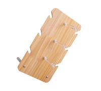 PLCPDM Simple Setup Wood Glasses Holder Stand Vertical Display Rack for Multiple Pairs Storage Without Tools Needed Organized Creative Wooden Stand