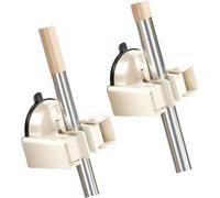 PLCPDM Space Saving Designs Mop Clip with Powerful Suction Easy Installion Brooms Hangers Accessory for Home and Office Multifunctional Wall Buckles