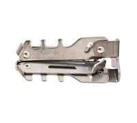 PLCPDM Stainless Steel Camp Stove Stabilizer Triangular Base Foldable Canister Holder Outdoor Cooking Compact Light Weight Foldable Cans Holder