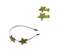 PLCPDM Sweet Cool Girls Hair Clip Hairband with Sequins Star Shape Hairband for Toddler Photography Hair Styling Supplies