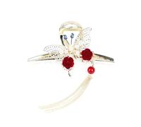 PLCPDM Sweet Female Butterfly Rose Flower Shape Hair Claw with Small-Fresh Hair Clip for Cool Girls