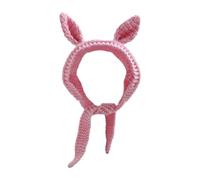 PLCPDM Sweet Girls Crochet Headband Winter Windproof Headband Tie Back Camping Headwrap Teens Lovely Hair Headband